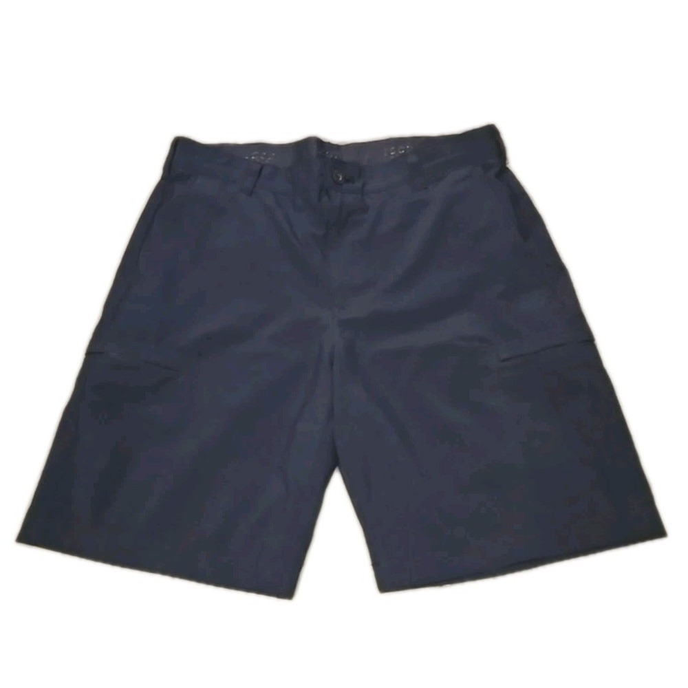 IZOD Men's Golf Shorts Swingflex Cargo Navy Blue Size 34 Stretch Performance